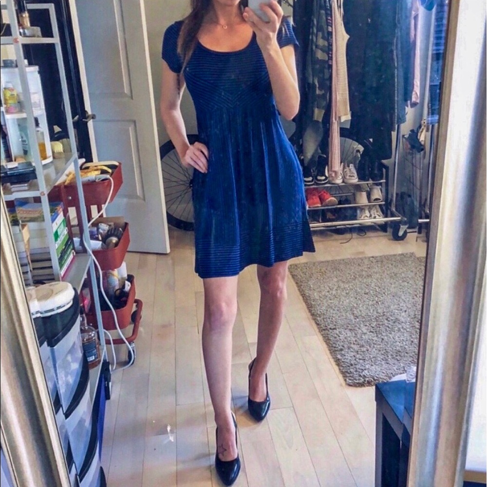 Jersey-Knit Shift Dress